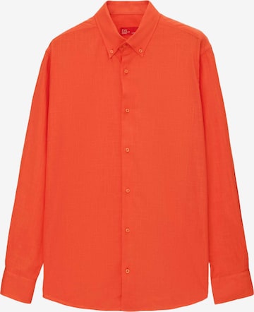 D’S Damat Button Up Shirt in Orange: front