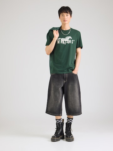 T-Shirt 'Austin' MUSTANG en vert