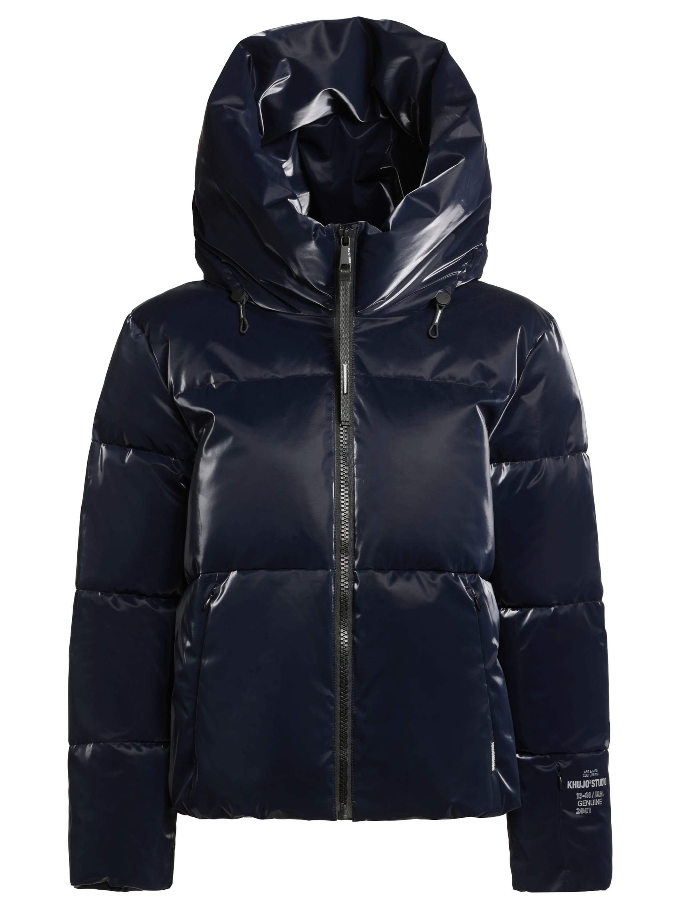 khujo Vinterjakke 'Audrey Shiny' i blå: forside