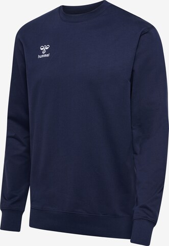 Hummel Athletic Sweatshirt in Blue: front