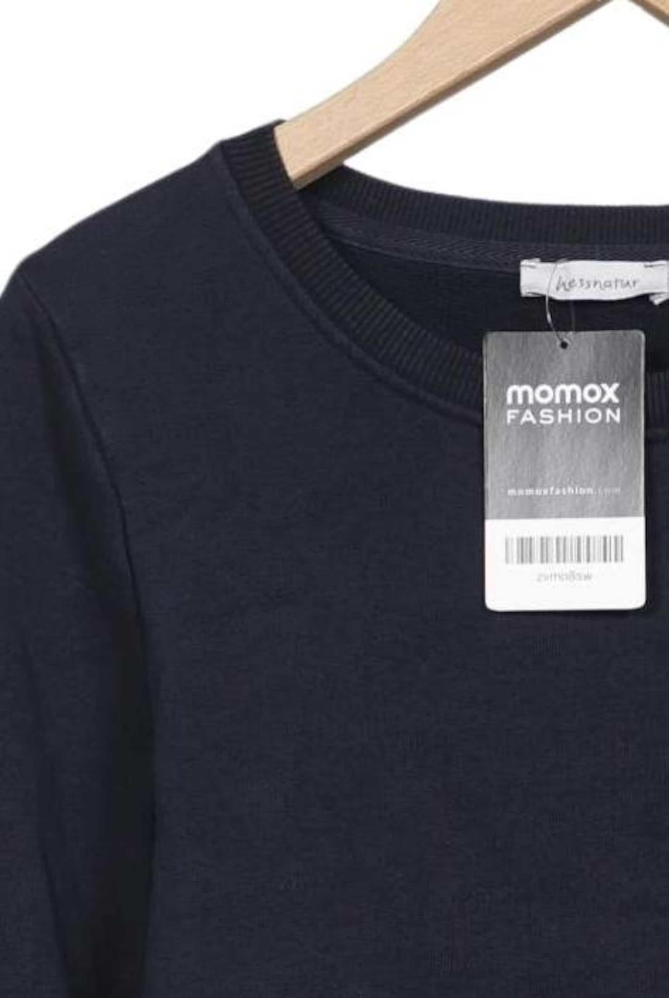 hessnatur Sweatshirt & Zip-Up Hoodie in XS in Blue