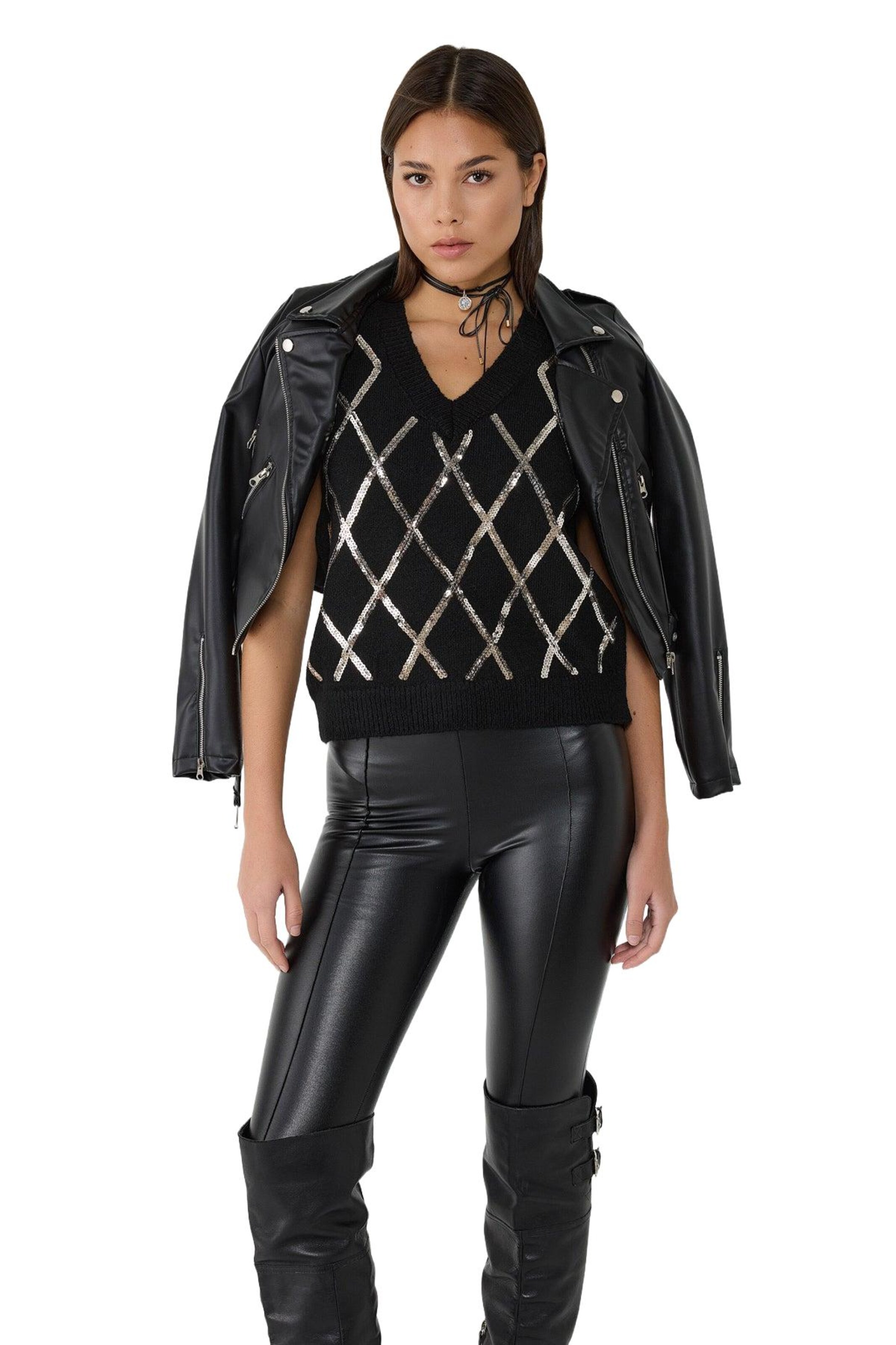 No Matter What Pullunder in Schwarz