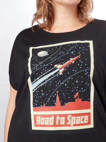 Merchcode Shirt 'Road To Space' in Black