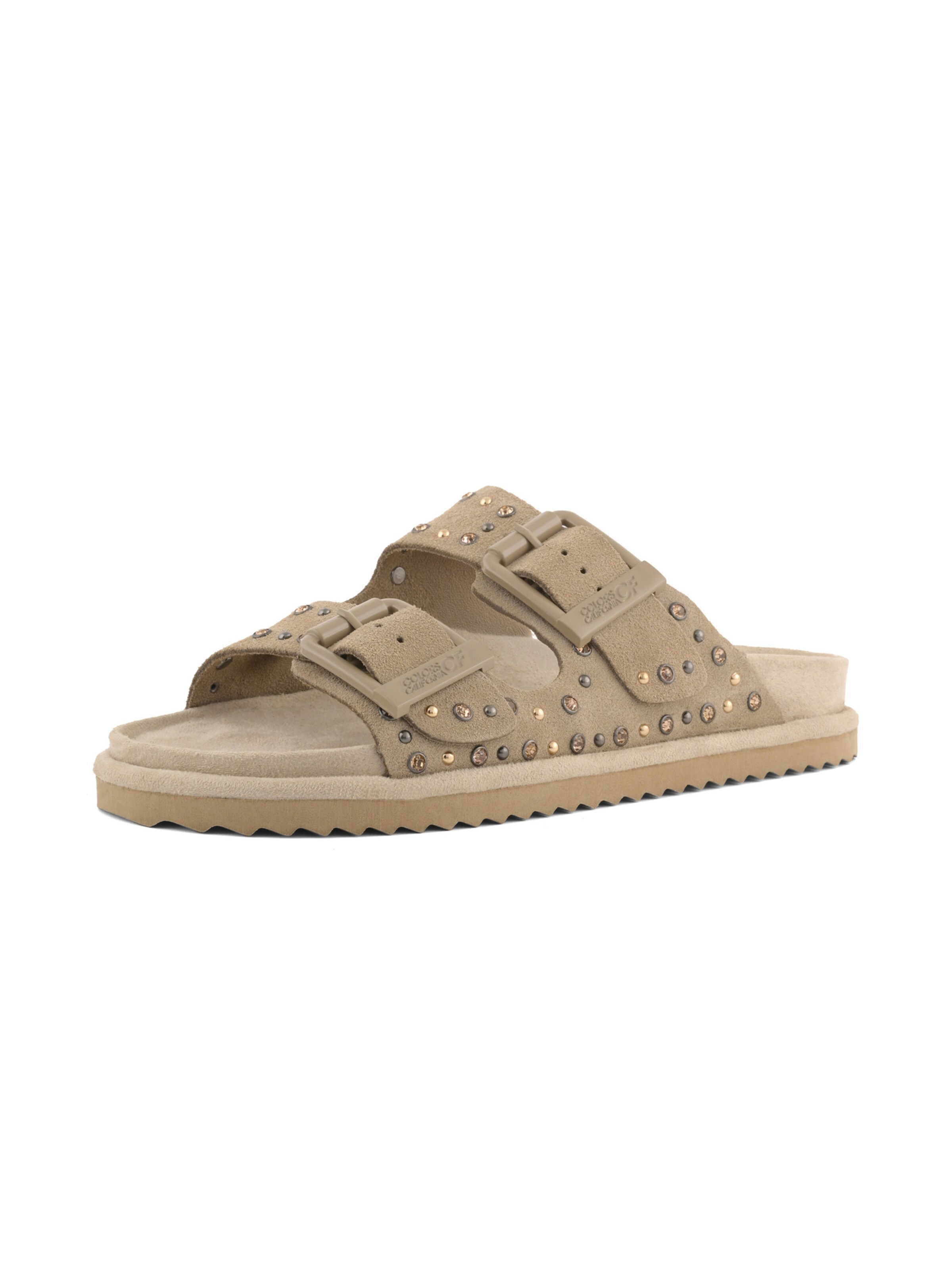 COLORS OF CALIFORNIA Mule in Beige: front