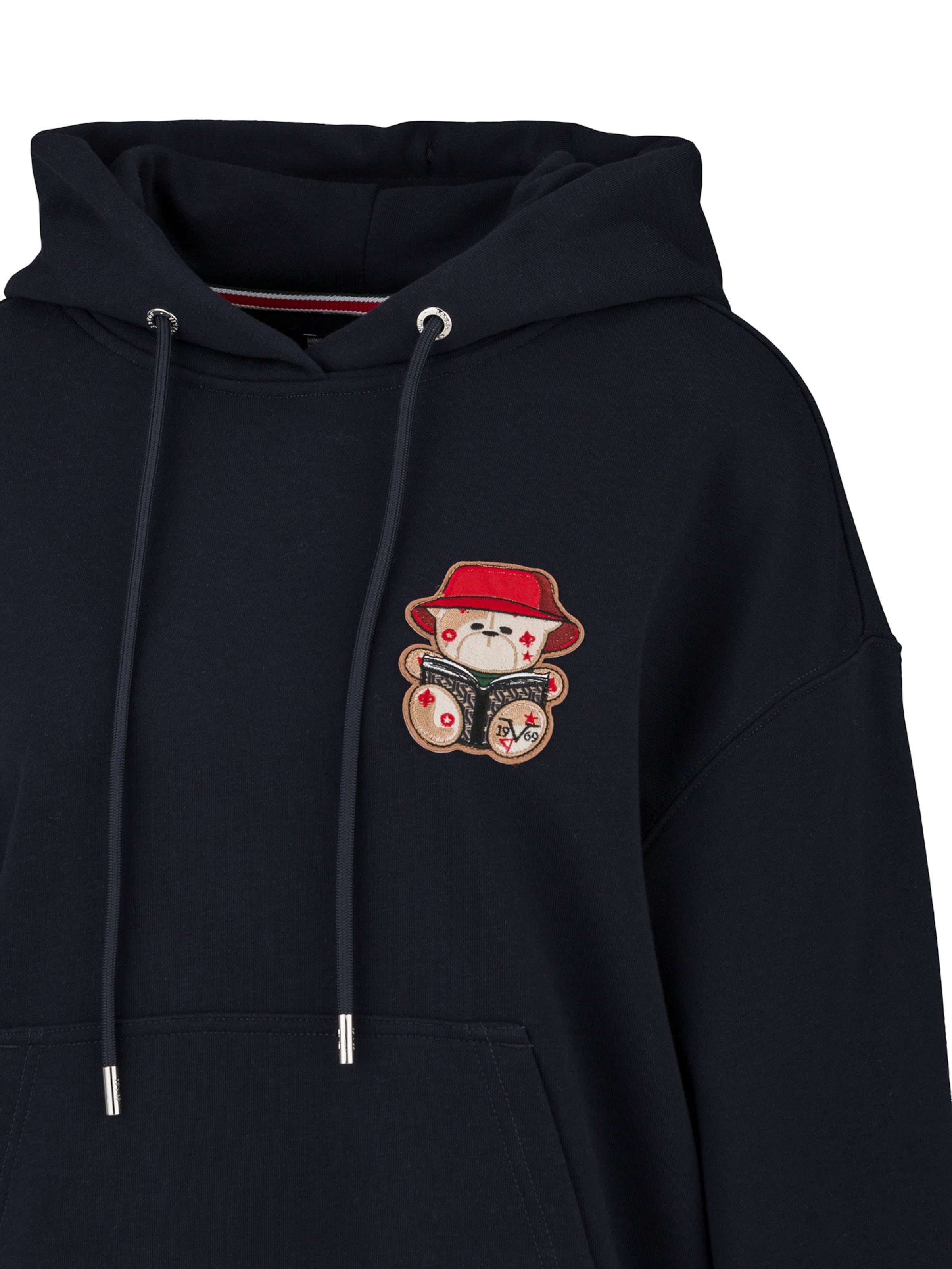 19V69 ITALIA Μπλούζα φούτερ 'Kara Bucket' σε μπλε