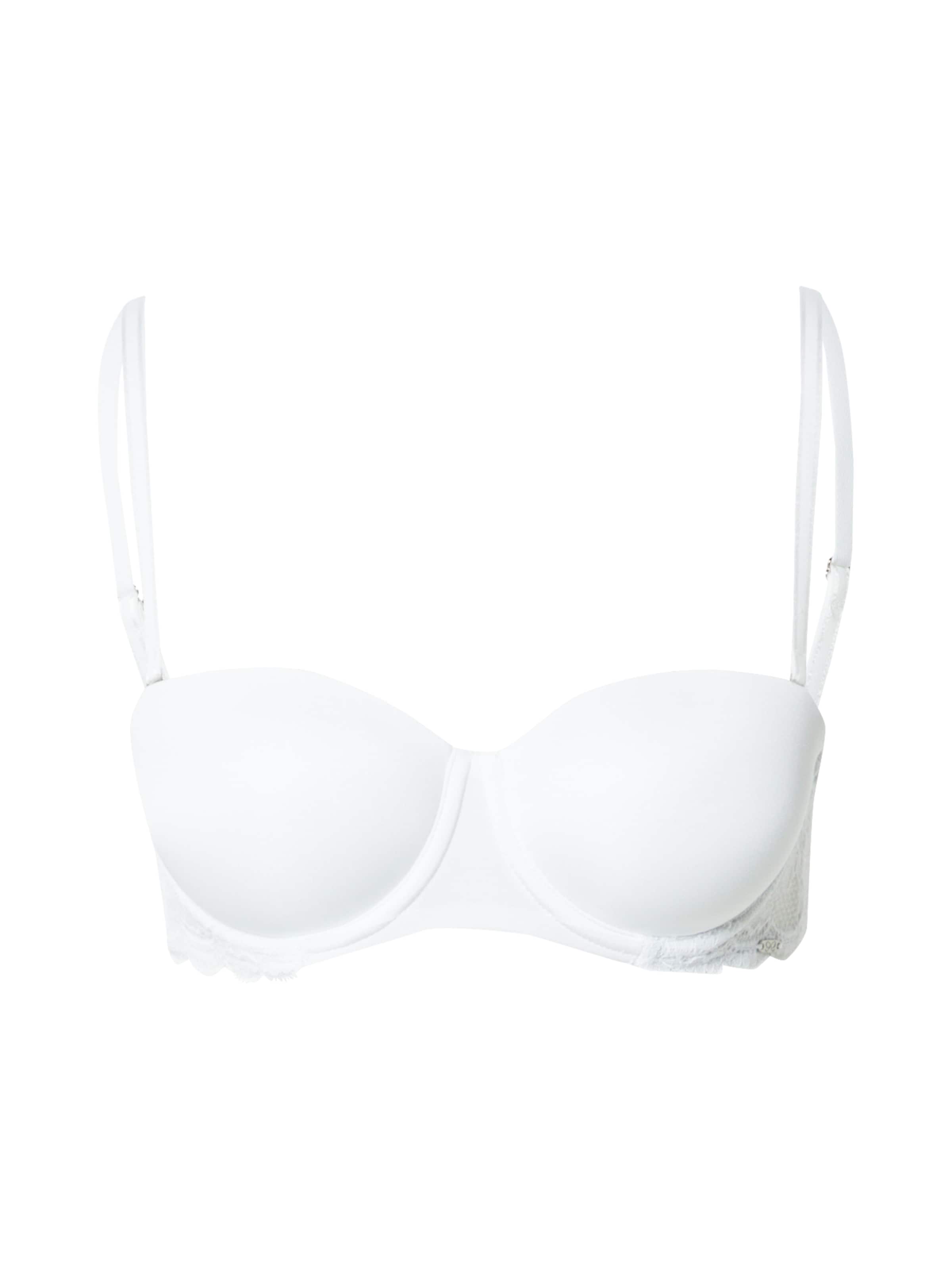 Hunkemöller Μπαντό Σουτιέν 'Angie' σε λευκό: μπροστά