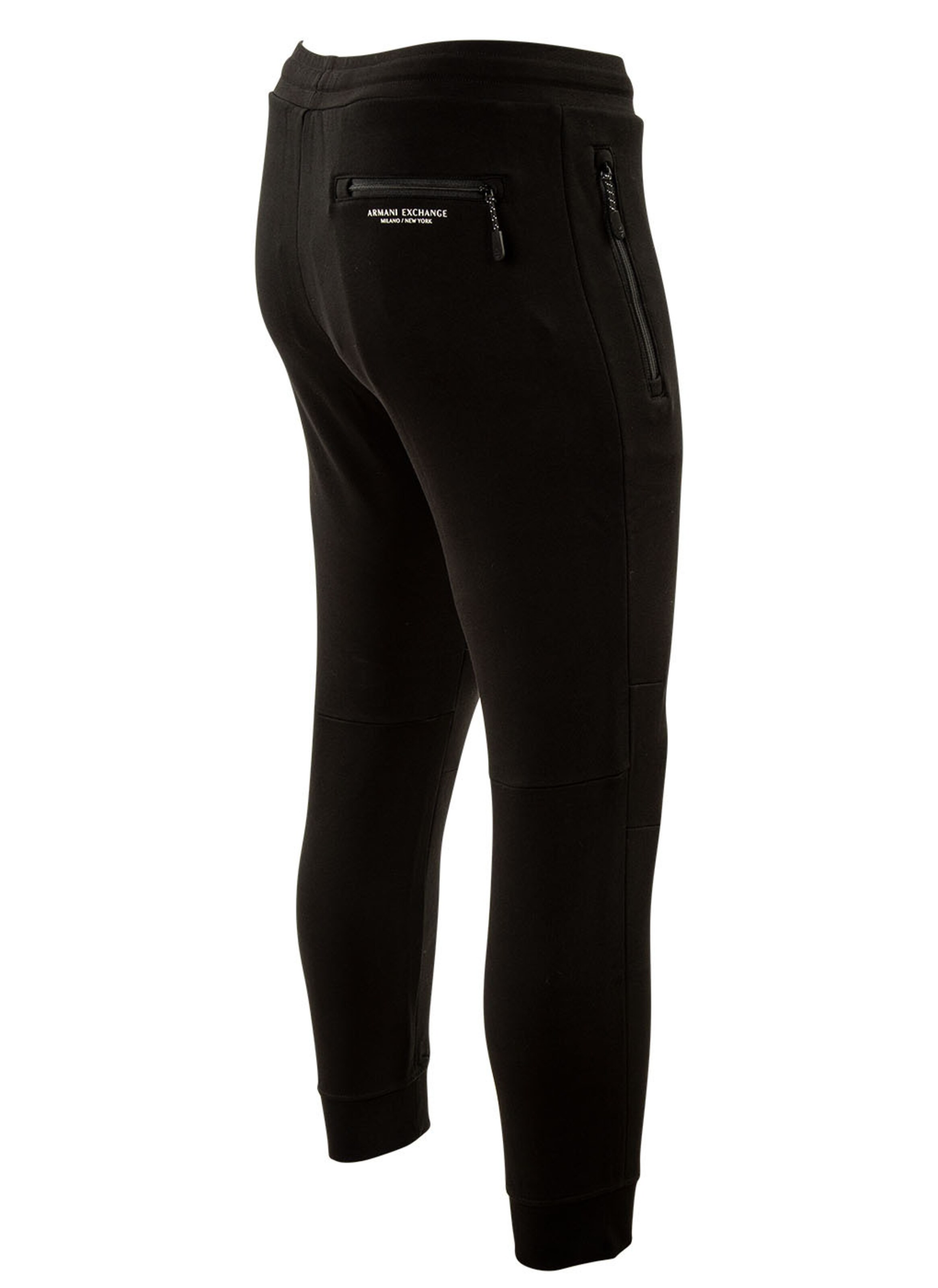 ARMANI EXCHANGE Tapered Trousers in Black