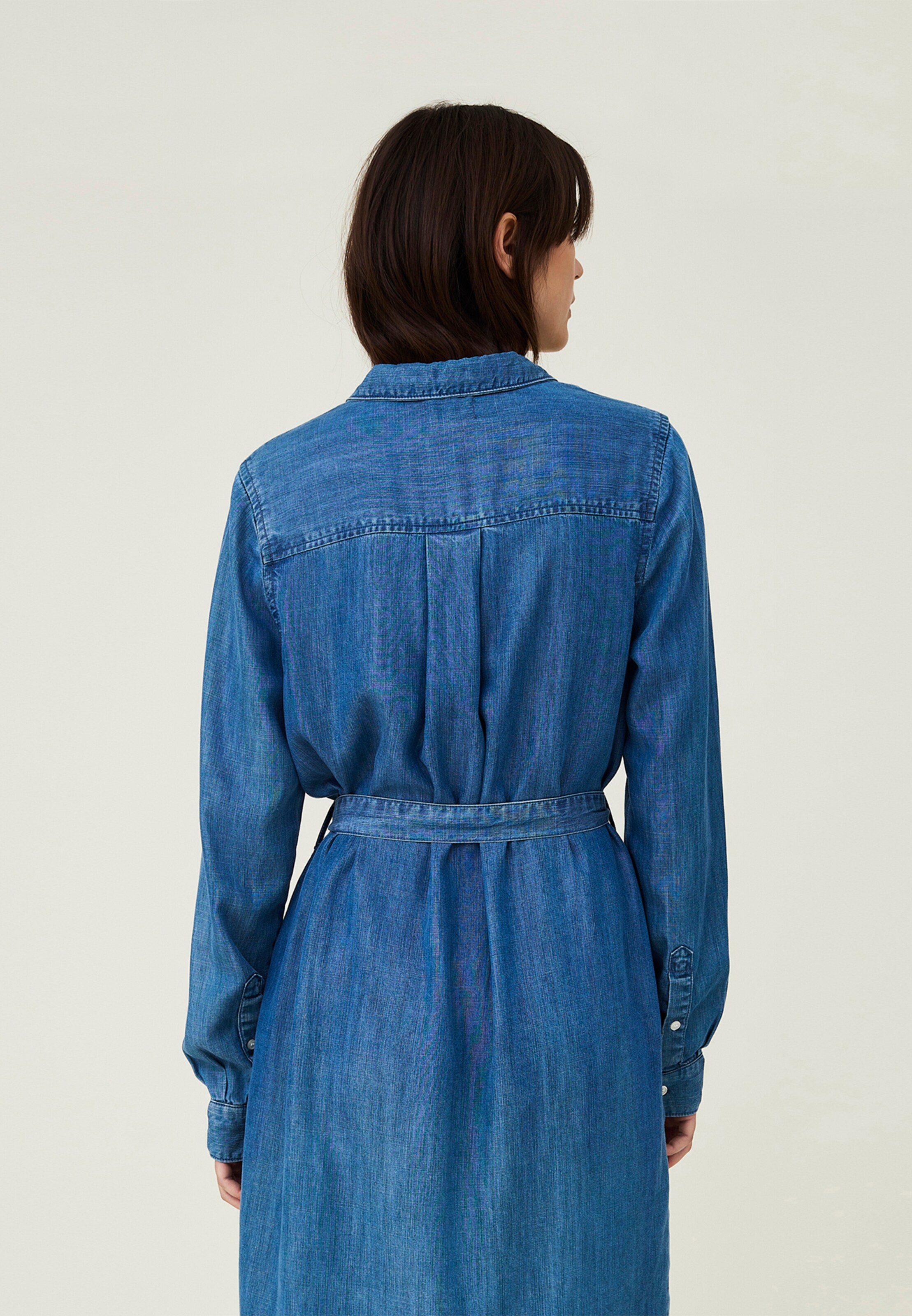 Frauen Kleider Lexington Hemdblusenkleid 'ISA' in Blau - DI48558