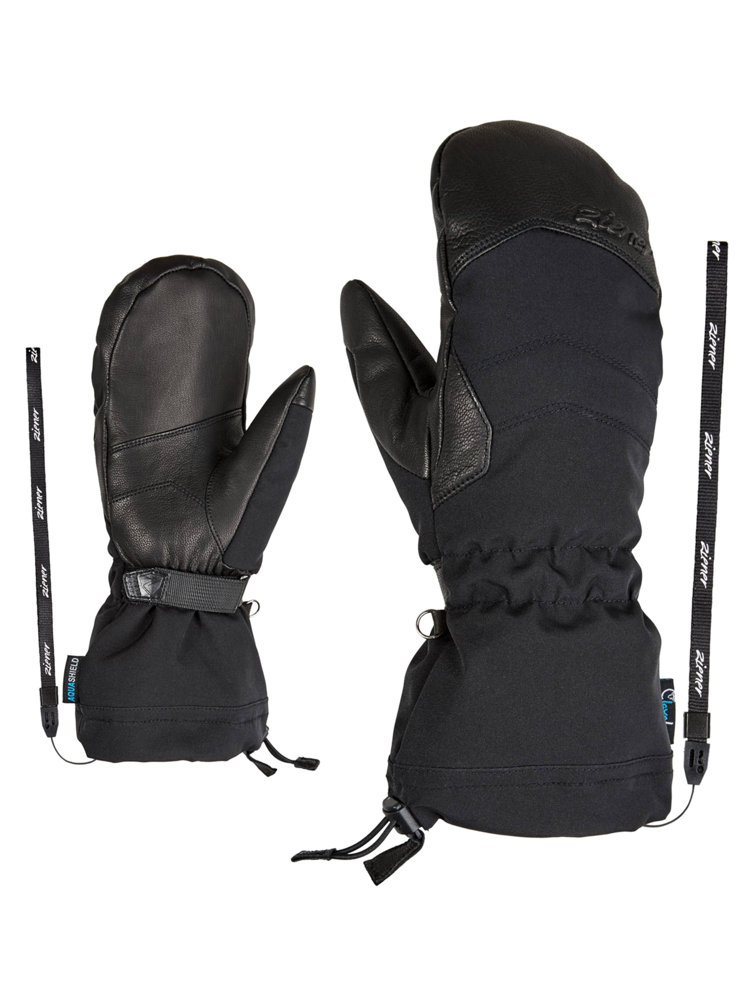 ZIENER Sporthandschuhe 'Kilati' in Schwarz: Vorderseite