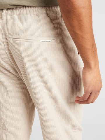 Casual Friday - regular Pantalón plisado 'Marc' en beige