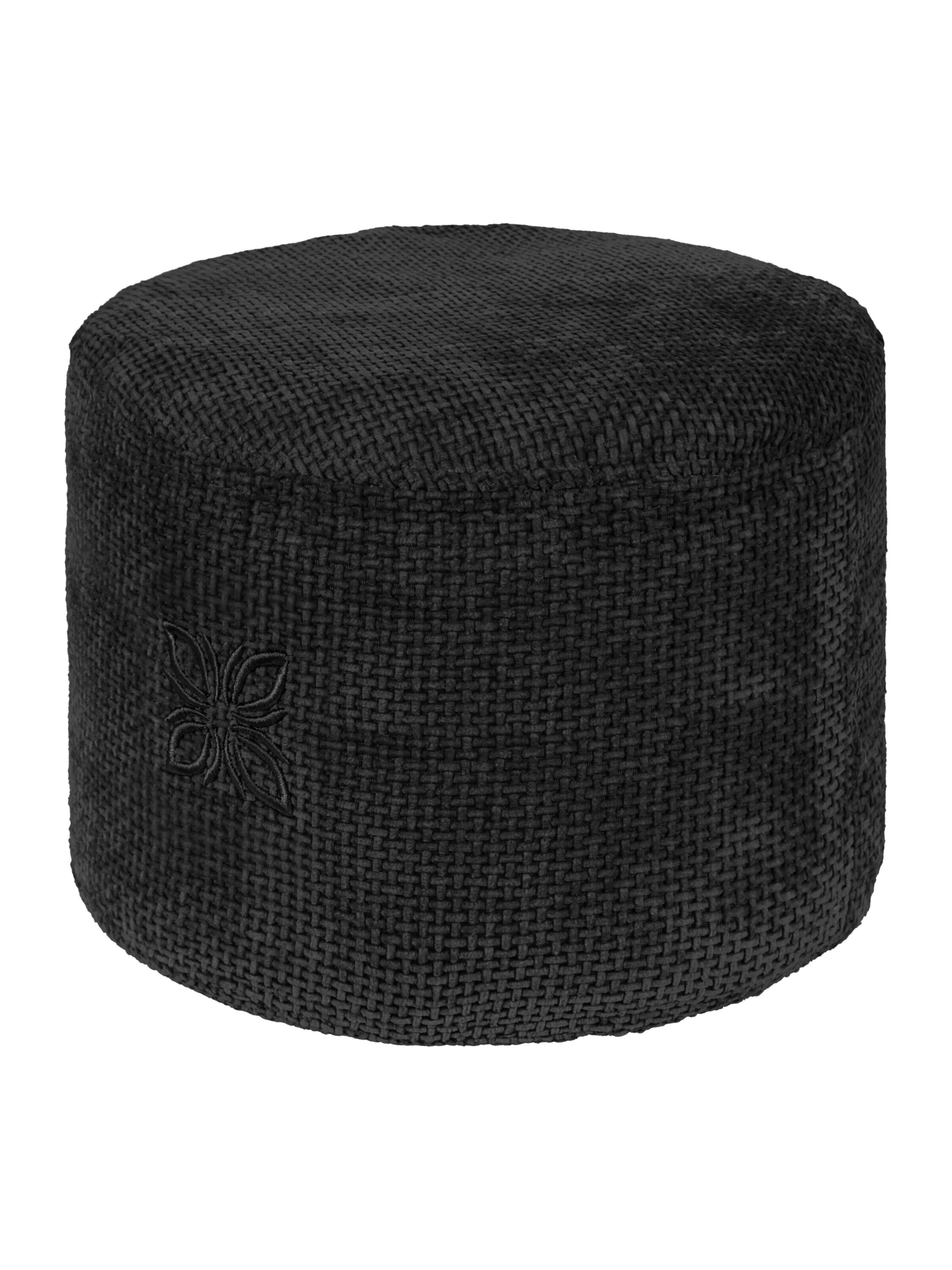 OMNANA Pillow 'CUSHY™' in Black: front