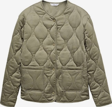 Veste mi-saison 'Madrid' MANGO TEEN en vert : devant