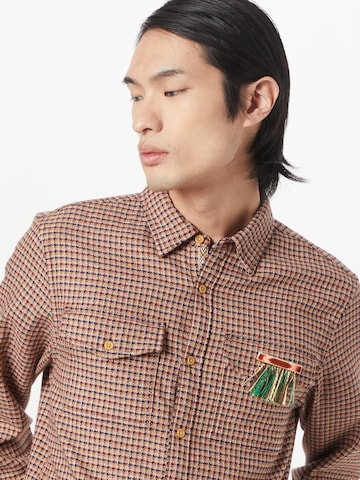 Coupe regular Chemise SCOTCH & SODA en marron