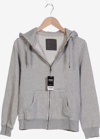 H&M Sweatshirt & Zip-Up Hoodie in S in Grey: front