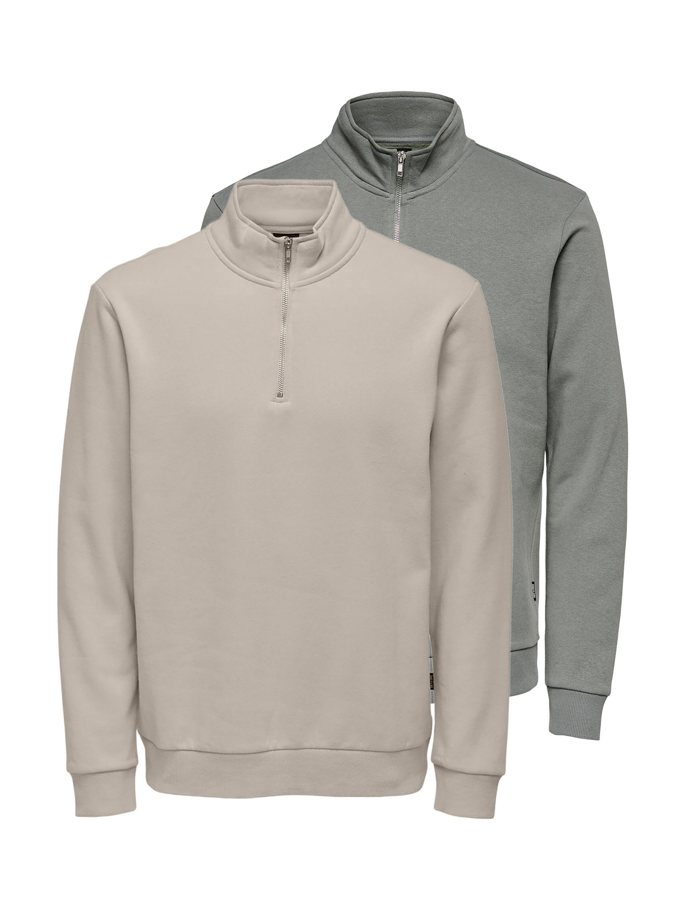 Only & Sons Sweatshirt 'Ceres' in Grijs: voorkant