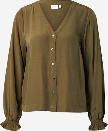 NÜMPH Blouse 'YVETTE' in Green: front