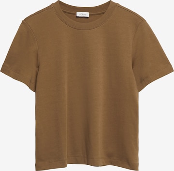 T-shirt s.Oliver en marron : devant