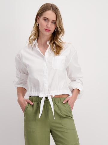 monari Blouse in Wit: voorkant