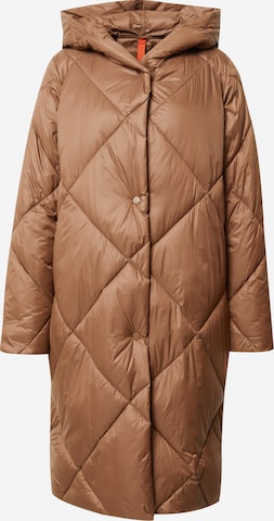 CINQUE Between-Seasons Coat in Brown: front