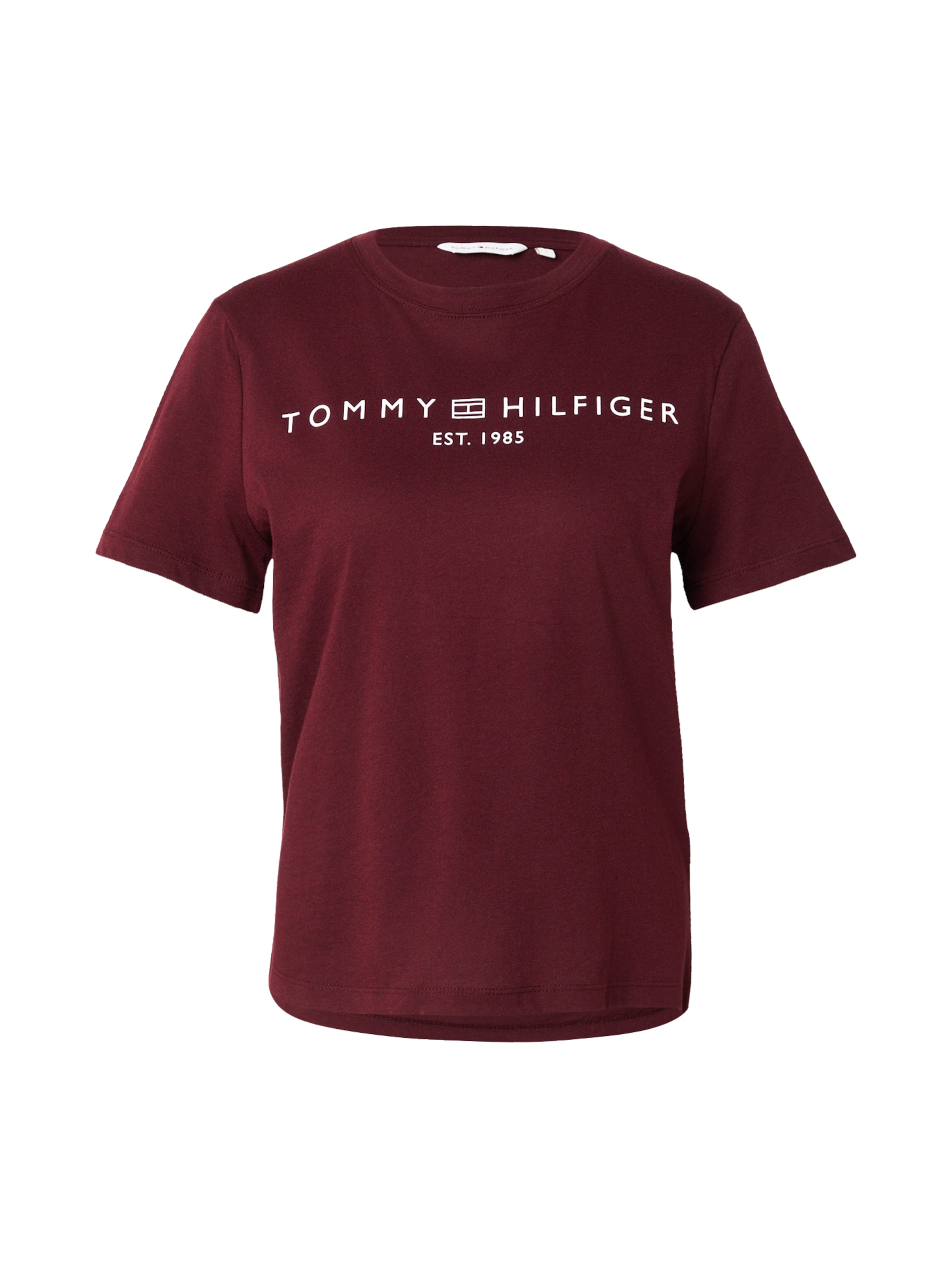 Tricou de la TOMMY HILFIGER pe roșu: față