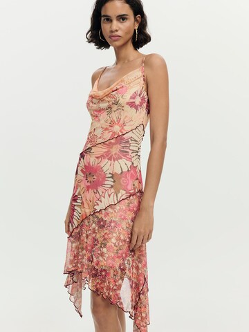 Desigual Obleka 'Asymmetric' | mešane barve barva: sprednja stran