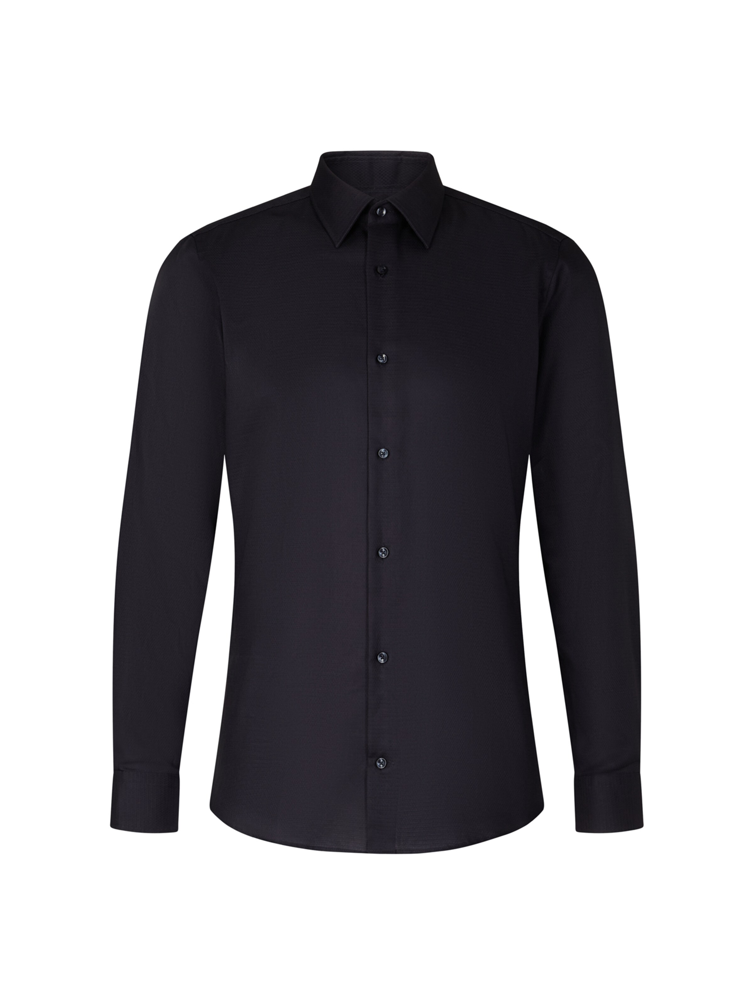 JOOP! Slim Fit Hemd 'Pierce' in Schwarz: Vorderseite