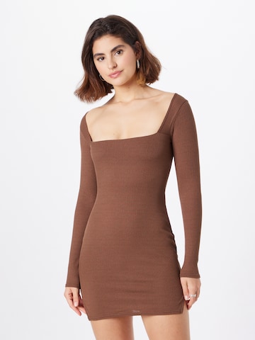 Robe Misspap en marron : devant