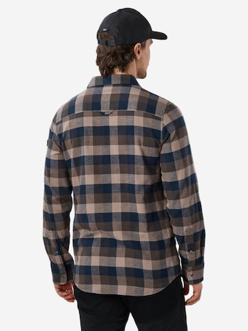 SWEDEMOUNT Regular Fit Trachtenhemd 'Nordkap'‌ in Braun