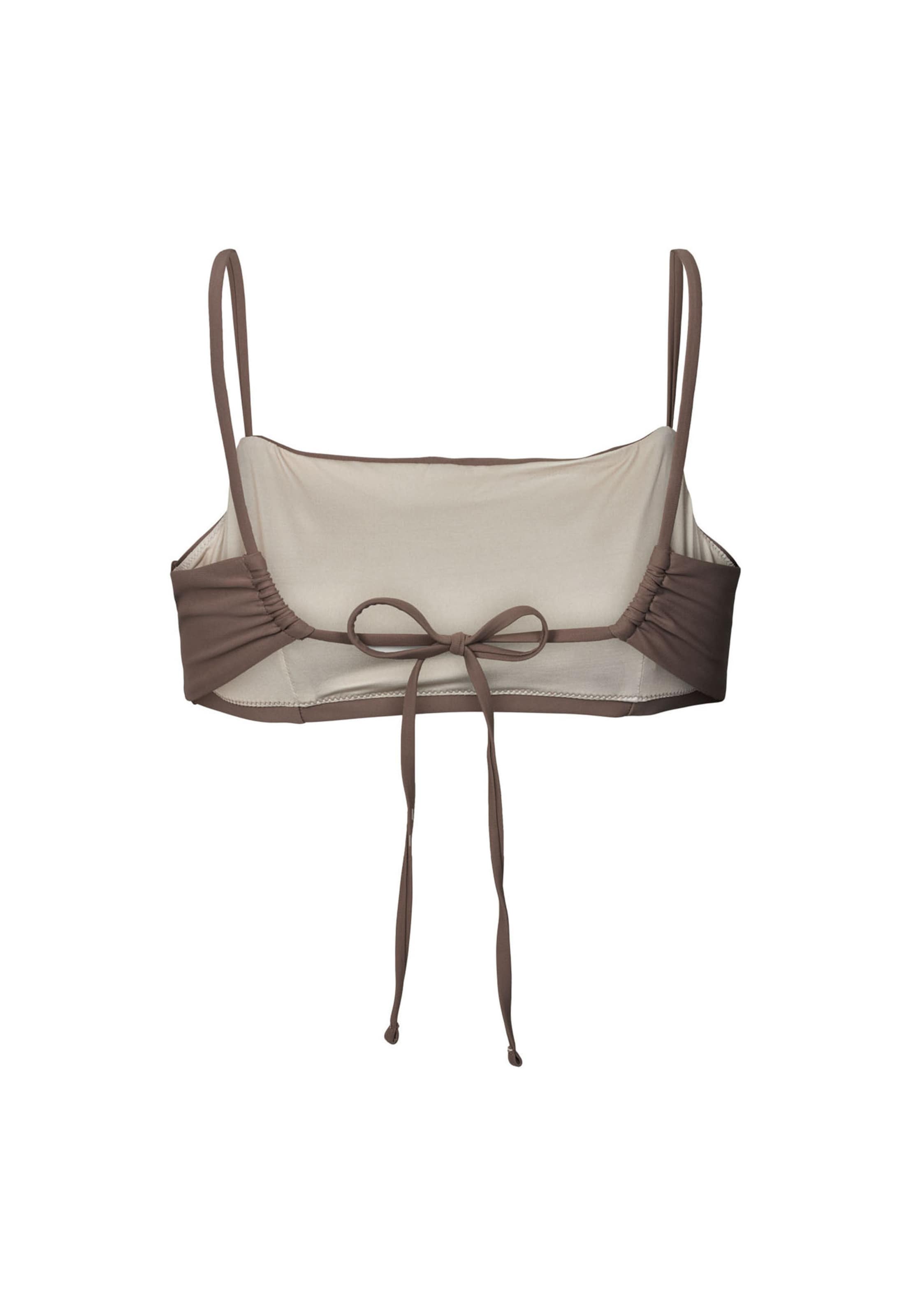rethinkit studios Bandeau Bikinitop 'Bay' in Braun