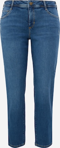 TRIANGLE Regular Jeans in Blauw: voorkant