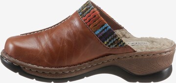 JOSEF SEIBEL Clogs in Bruin: voorkant