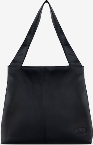 Borsa a spalla di KLONDIKE 1896 in nero: frontale