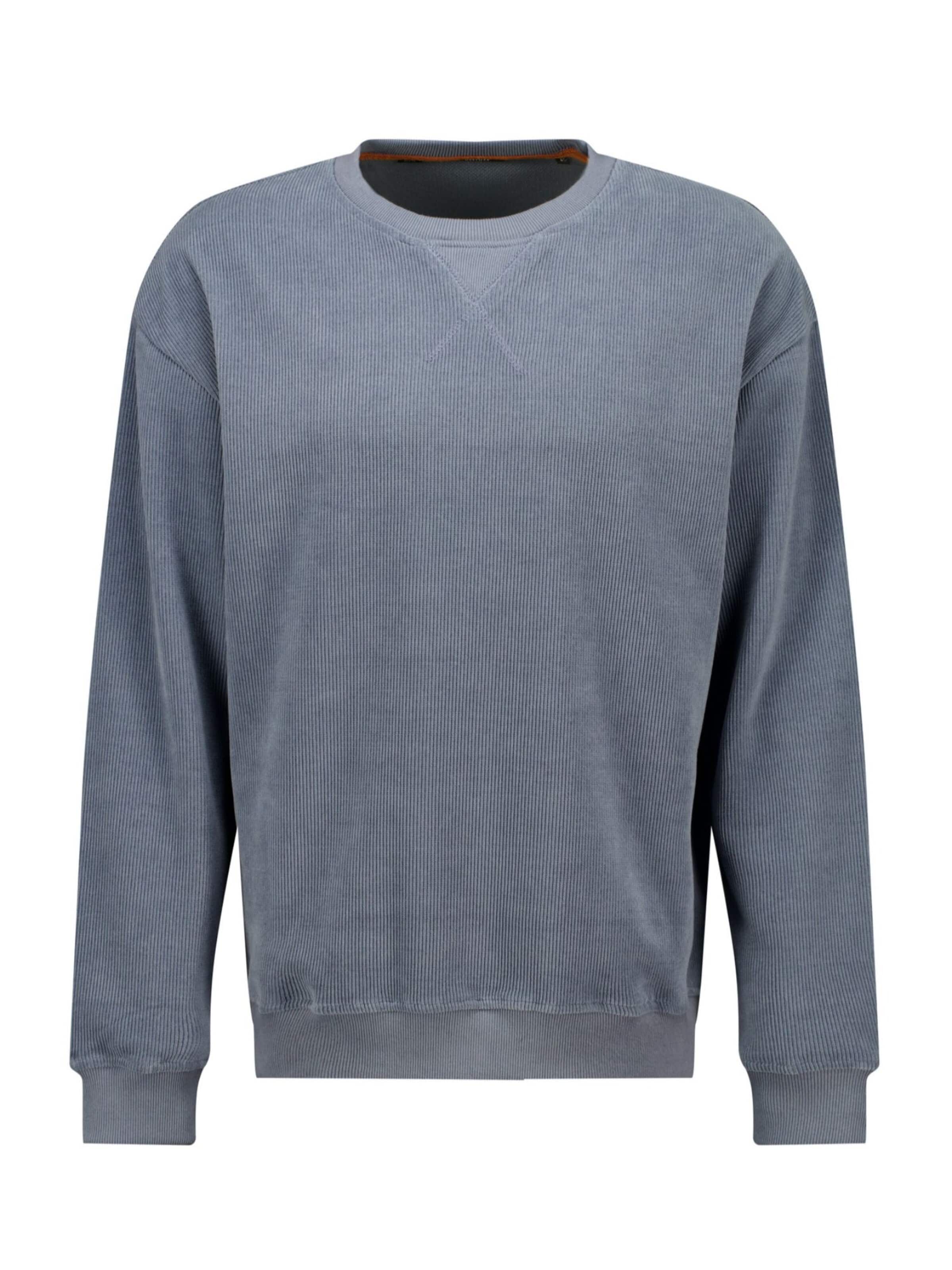 Sweat-shirt Deeluxe en bleu : devant