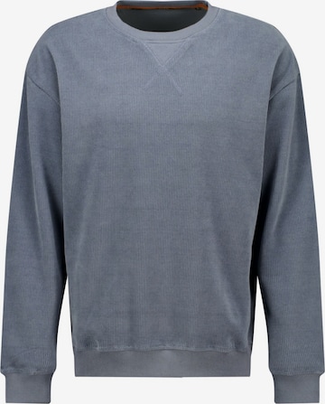 Sweat-shirt Deeluxe en bleu : devant
