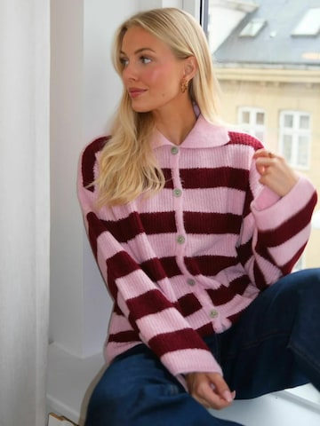 Pullover ' Josie Polo ' di TEESHOPPEN in rosso