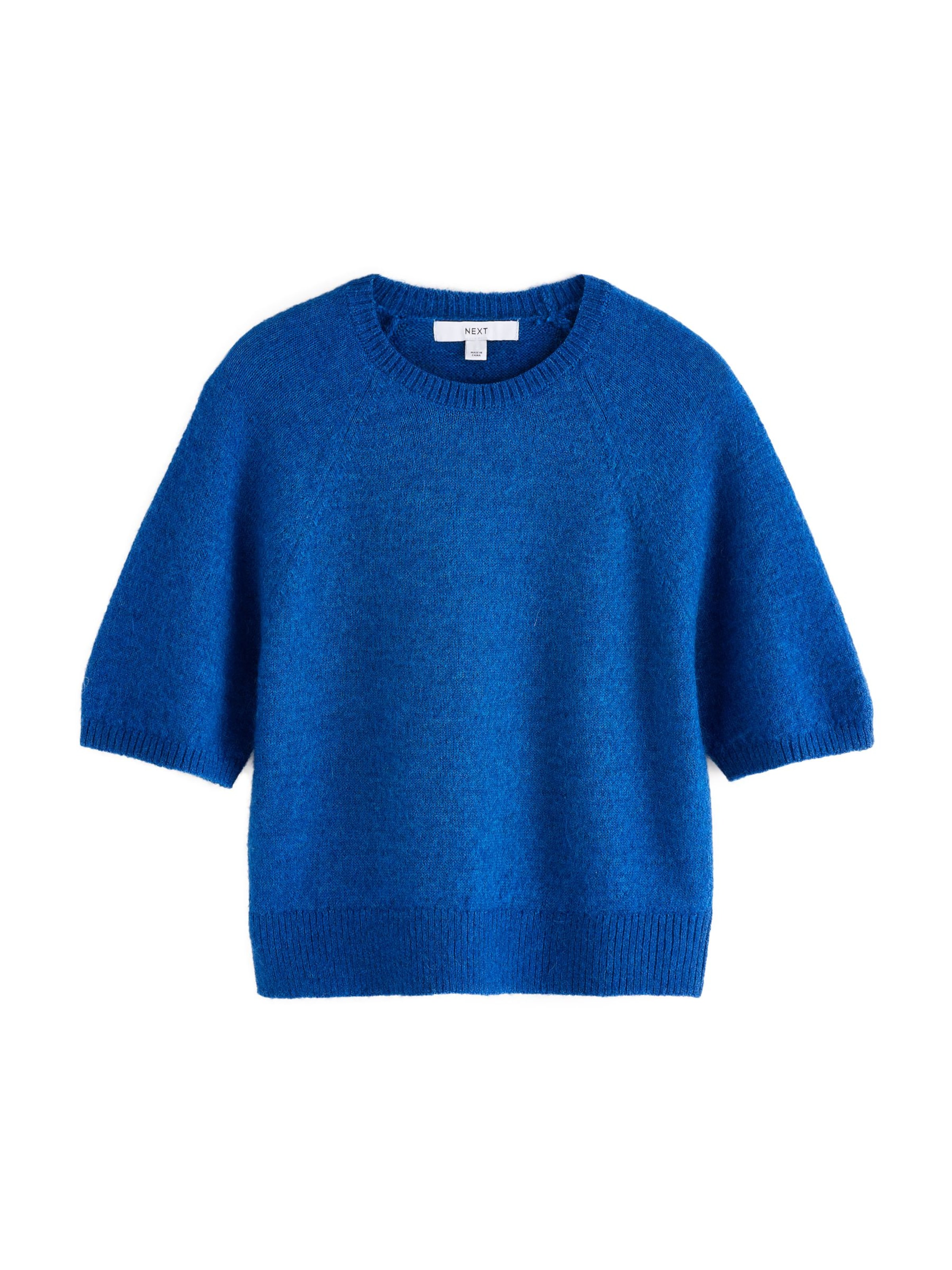 Next Pullover i blå: forside