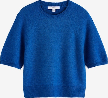 Next Pullover i blå: forside
