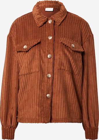 VILA Between-Season Jacket 'Lock' in Brown: front