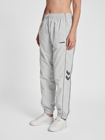 Hummel Tapered Workout Pants 'Celab' in Grey: front