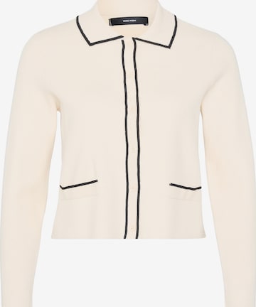 Cardigan 'VMGOLD' Vero Moda Petite en beige : devant