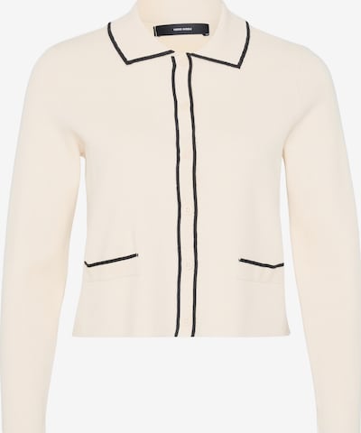 Vero Moda Petite Neuletakki 'VMGOLD' värissä kerma / musta, Tuotenäkymä