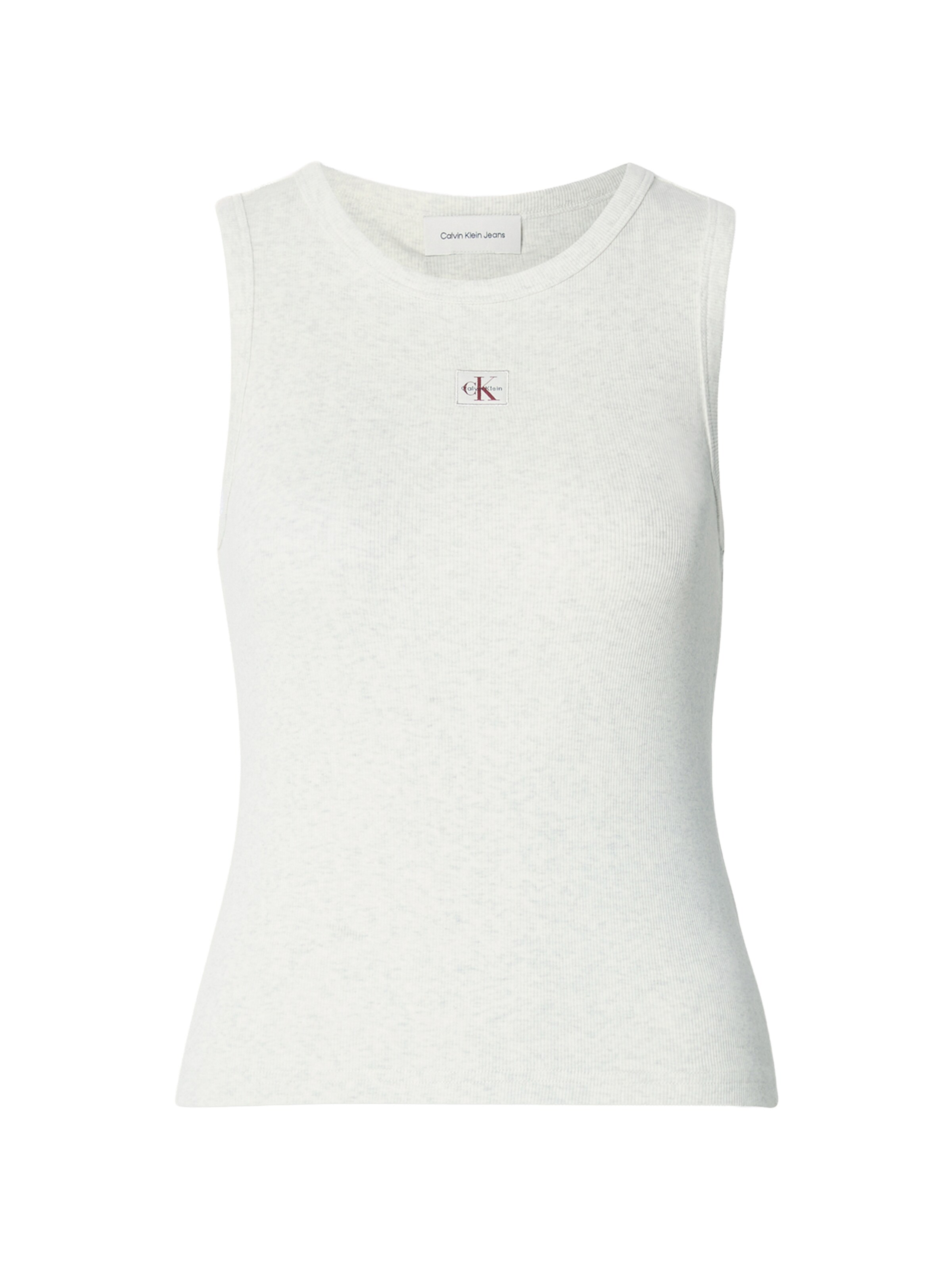 Calvin Klein Jeans Top in Grijs: voorkant