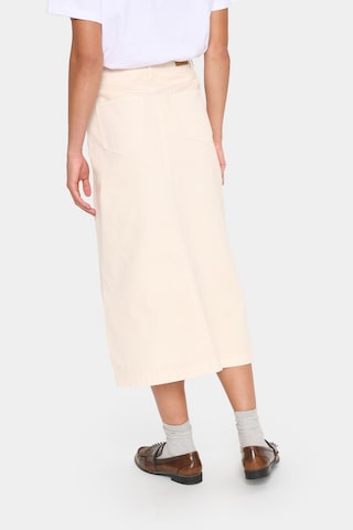 SAINT TROPEZ Nederdel 'Ilu' i beige