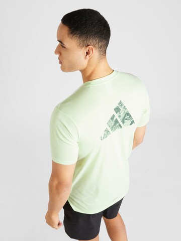 ADIDAS PERFORMANCE T-Shirt in Grün