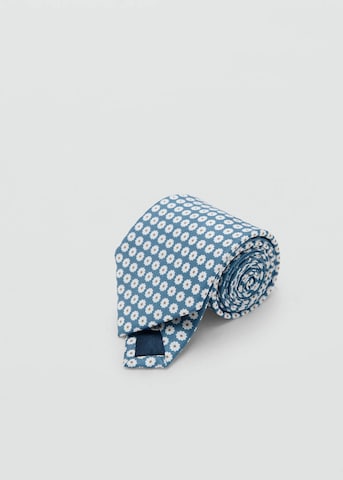 MANGO MAN Tie 'Flor' in Blue