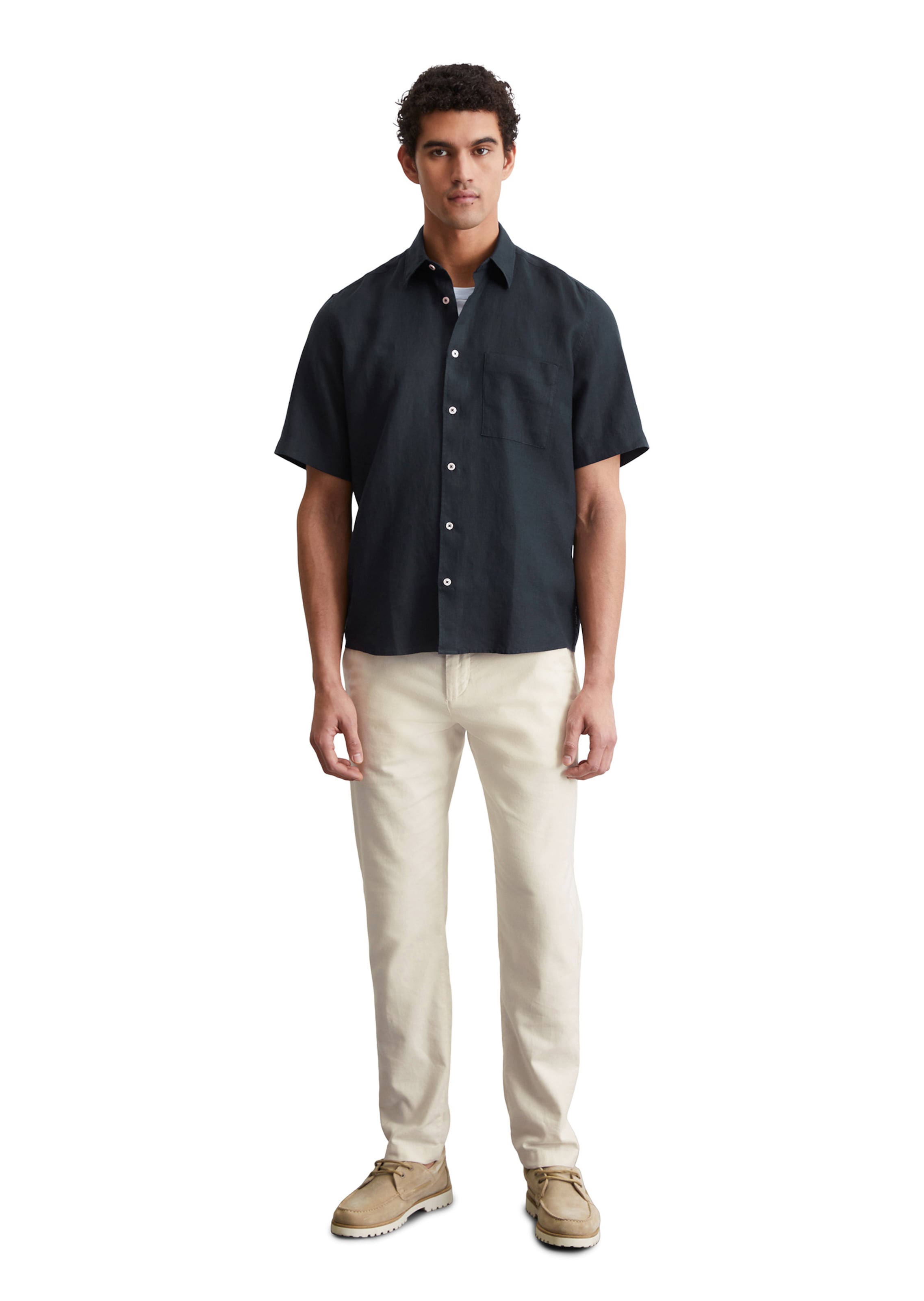 Marc O'Polo Regular fit Button Up Shirt in Blue