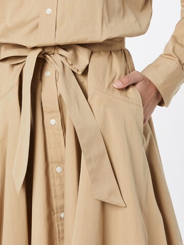 Polo Ralph Lauren Платье-рубашка в Бежевый