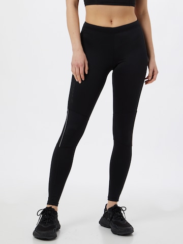 ENDURANCE Skinny Sportbroek 'Mahana' in Zwart: voorkant