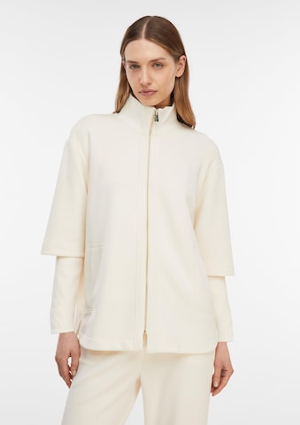 Veste de survêtement COMMA en beige : devant