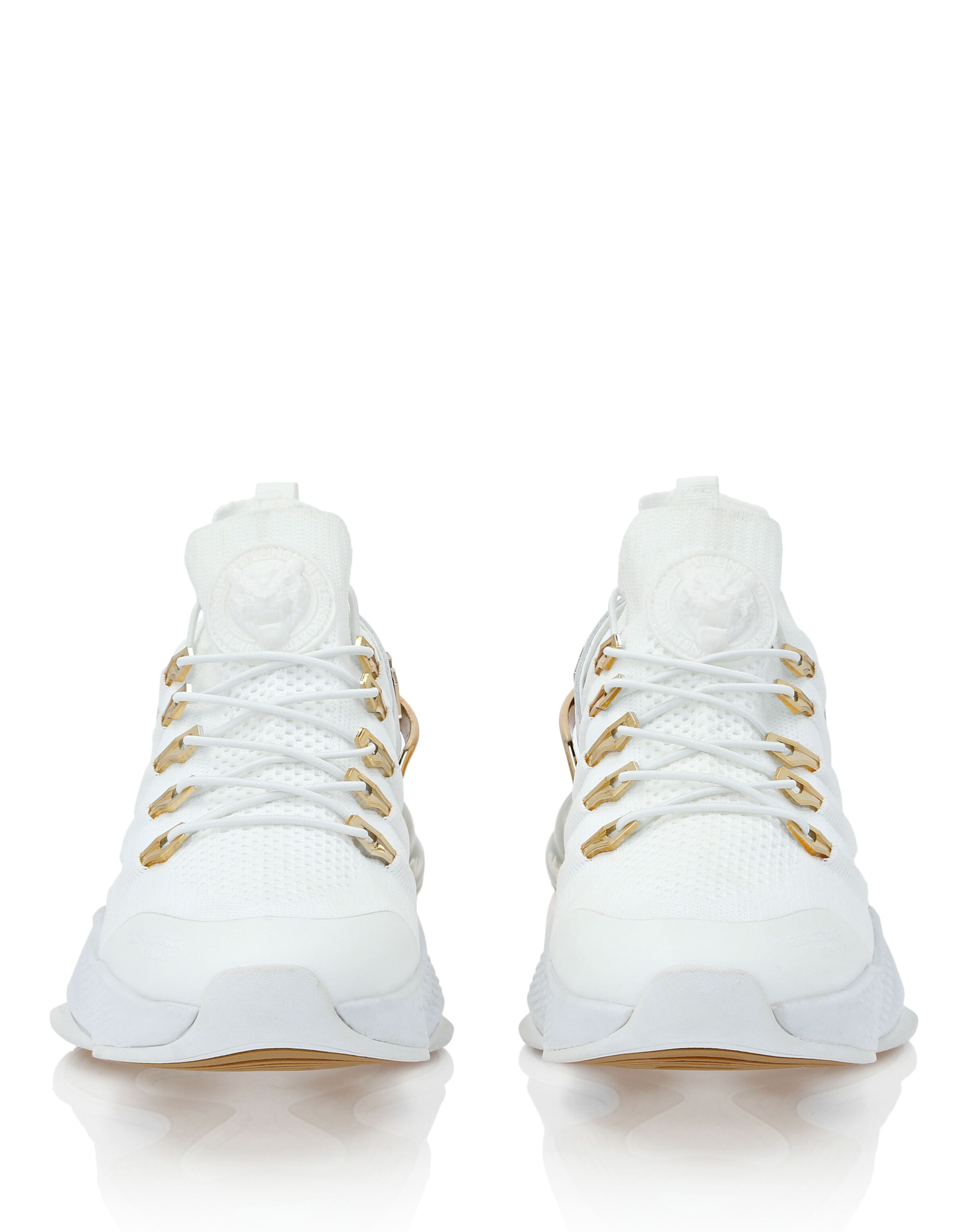 Plein Sport - Zapatillas deportivas bajas 'Tiger Attack//Gen.X.04' en blanco